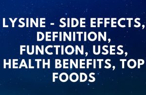 Lysine - Side Effects, Definition, Function, Uses, Health Benefits, Top Foods