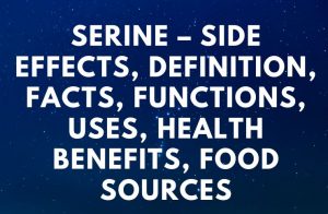 Serine – Side Effects, Definition, Facts, Functions, Uses, Health Benefits, Food Sources