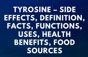 Tyrosine – Side Effects, Definition, Facts, Functions, Uses, Health Benefits, Food Sources