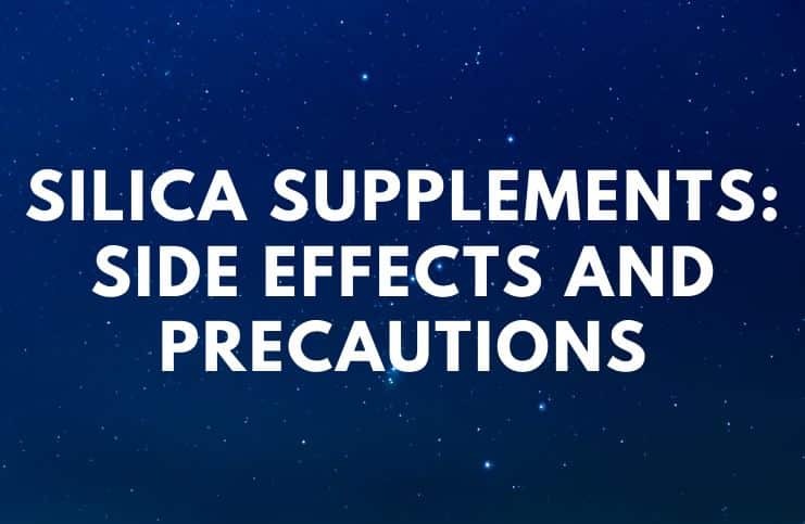 Silica Supplements Side Effects And Precautions